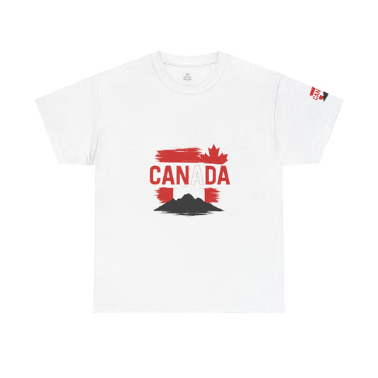 Canada Graphic Tee, Unisex Cotton Shirt, Canada Pride Apparel, Travel Souvenir Gift, Canadian Heritage Clothing