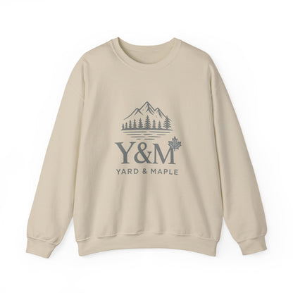 Cozy Outdoor Adventure Sweatshirt | Y&M Mountain Design, Gift for Nature Lovers, Fall Apparel, Hiking Wear