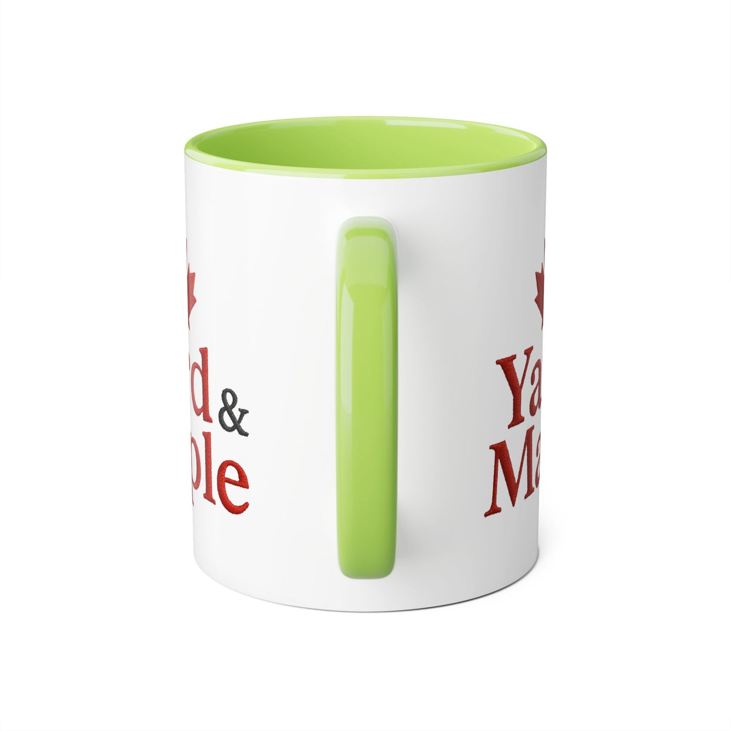 Maple Leaf Accent Mug, Cozy Coffee Cup for Fall, Unique Gift for Thanksgiving, Perfect for Canadians, Seasonal Drinkware