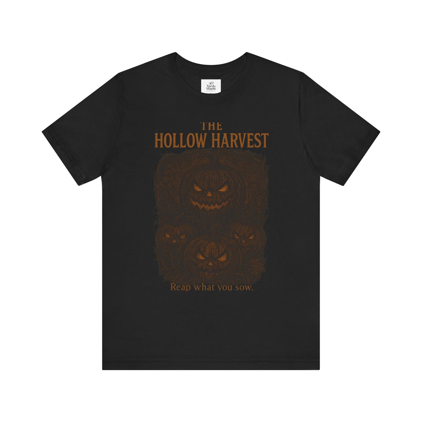 Halloween Themed Unisex Jersey Tee, Spooky Pumpkin Shirt, Fall Fashion Tee, Harvest Festival Shirt, Halloween Gift Idea
