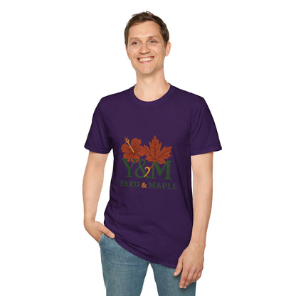 Yard & Maple Floral Unisex T-Shirt, Casual Tee, Nature Lover Gift, Spring Fashion, Graphic Shirt, Eco-Friendly Apparel