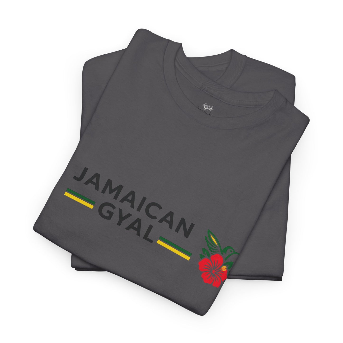 Jamaican Gyal Floral Tee - Caribbean Pride Graphic T-Shirt