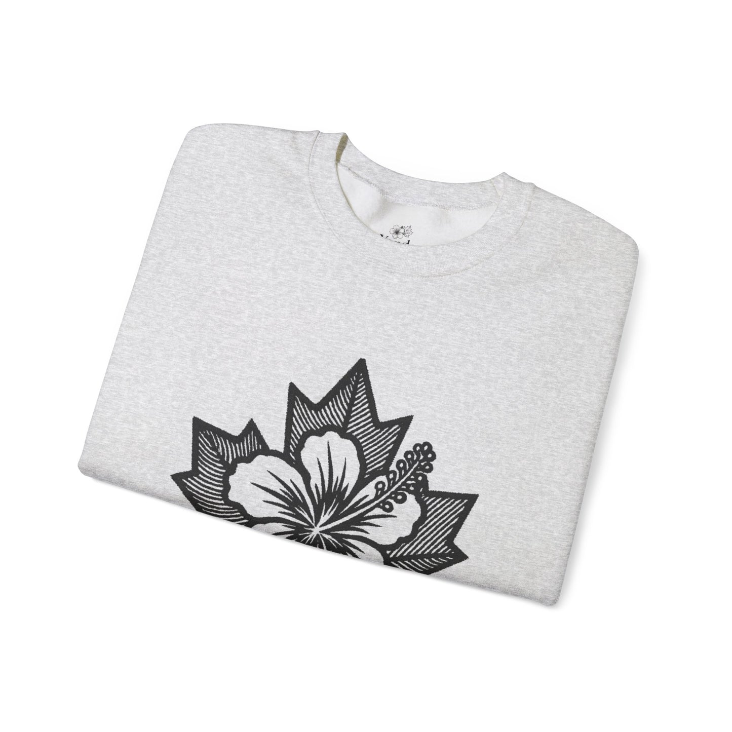 Hibiscus Maple Crewneck Sweatshirt