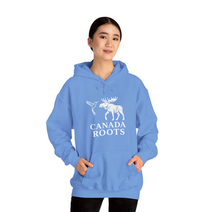 Canada Roots Moose Hoodie — Canadian Nature & Pride Pullover