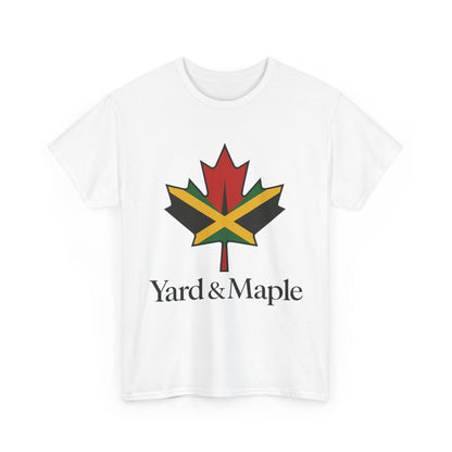 Yard & Maple Unisex Heavy Cotton Tee | Jamaican Pride, Canada Love, Streetwear, Gift for Him/Her, Summer Vibes