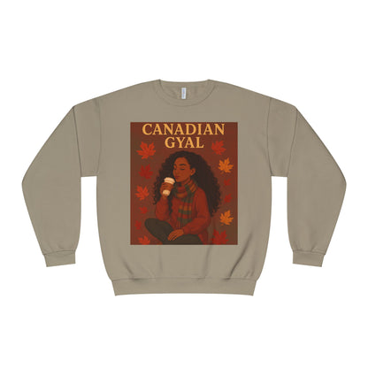 Cozy Canadian Sweatshirt, Unisex Fall Apparel, Perfect for Autumn Celebrations, Unique Gift for Her, Warm and Stylish Crewneck