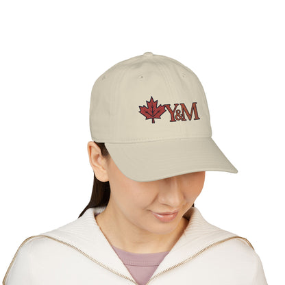 Organic Embroidered Baseball Cap - Canada Inspired, Stylish Sun Protection, Gifts for Nature Lovers, Outdoor Adventures, Everyday Wear