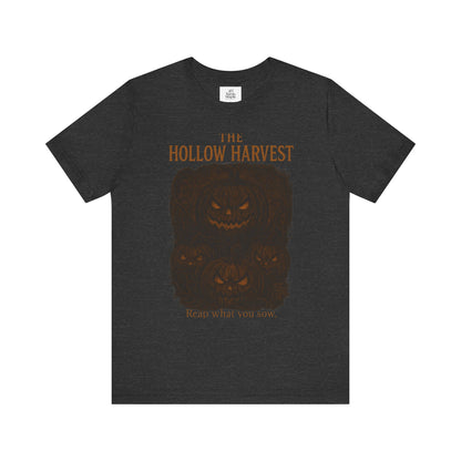 Halloween Themed Unisex Jersey Tee, Spooky Pumpkin Shirt, Fall Fashion Tee, Harvest Festival Shirt, Halloween Gift Idea