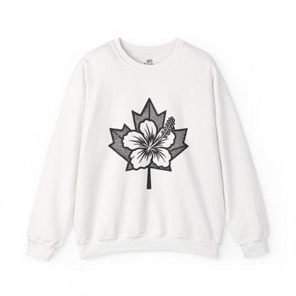 Hibiscus Maple Crewneck Sweatshirt