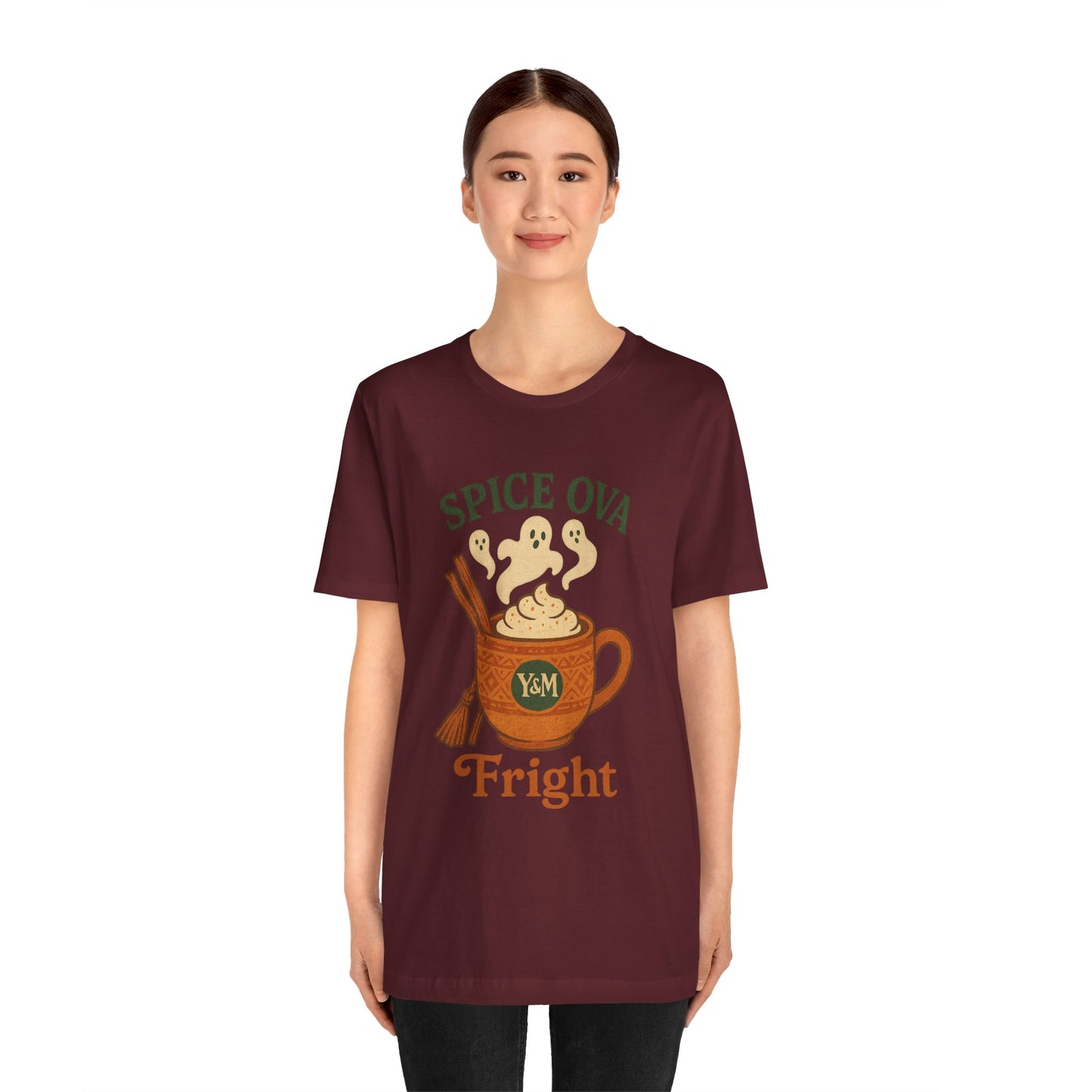 Spice Ova Fright Unisex Short Sleeve Tee | Cozy Halloween T-Shirt, Fall Celebration, Pumpkin Spice Vibes, Gift for Pumpkin Lovers, Fun [...]
