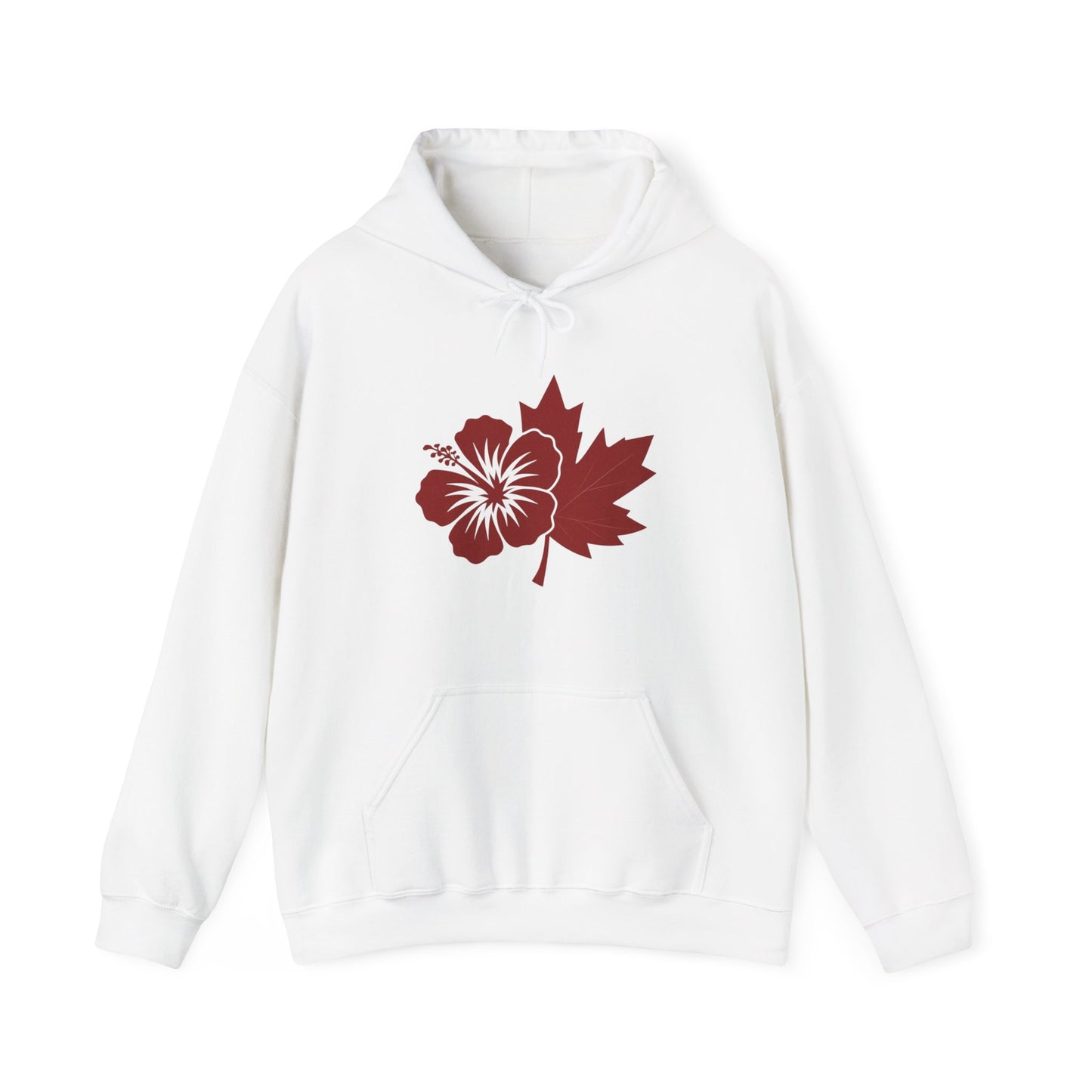 Maple & Hibiscus Hoodie — Yard & Maple Logo Cozy Pullover