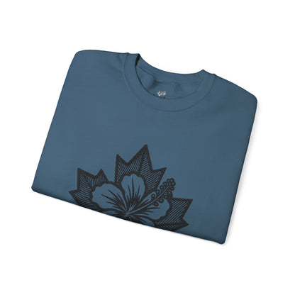 Hibiscus Maple Crewneck Sweatshirt
