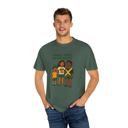 Family Vibes T-Shirt, Unisex Clothing, Mixed Roots Shirt, Family Reunion Outfit, Cultural Celebration Apparel, Summer Casual Wear