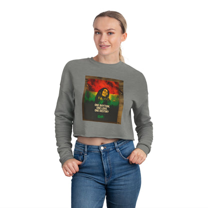 Chic Women's Cropped Sweatshirt, Trendy Fall Fashion, Cozy Layering Top, Perfect for Casual Outings, Gift for Her