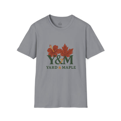 Yard & Maple Floral Unisex T-Shirt, Casual Tee, Nature Lover Gift, Spring Fashion, Graphic Shirt, Eco-Friendly Apparel