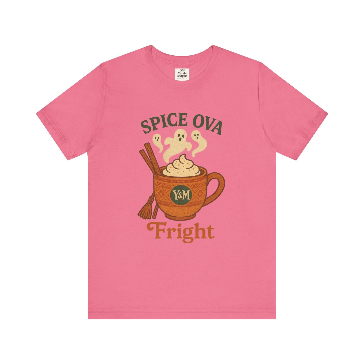 Spice Ova Fright Unisex Short Sleeve Tee | Cozy Halloween T-Shirt, Fall Celebration, Pumpkin Spice Vibes, Gift for Pumpkin Lovers, Fun [...]