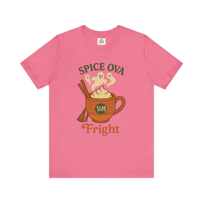 Spice Ova Fright Unisex Short Sleeve Tee | Cozy Halloween T-Shirt, Fall Celebration, Pumpkin Spice Vibes, Gift for Pumpkin Lovers, Fun [...]