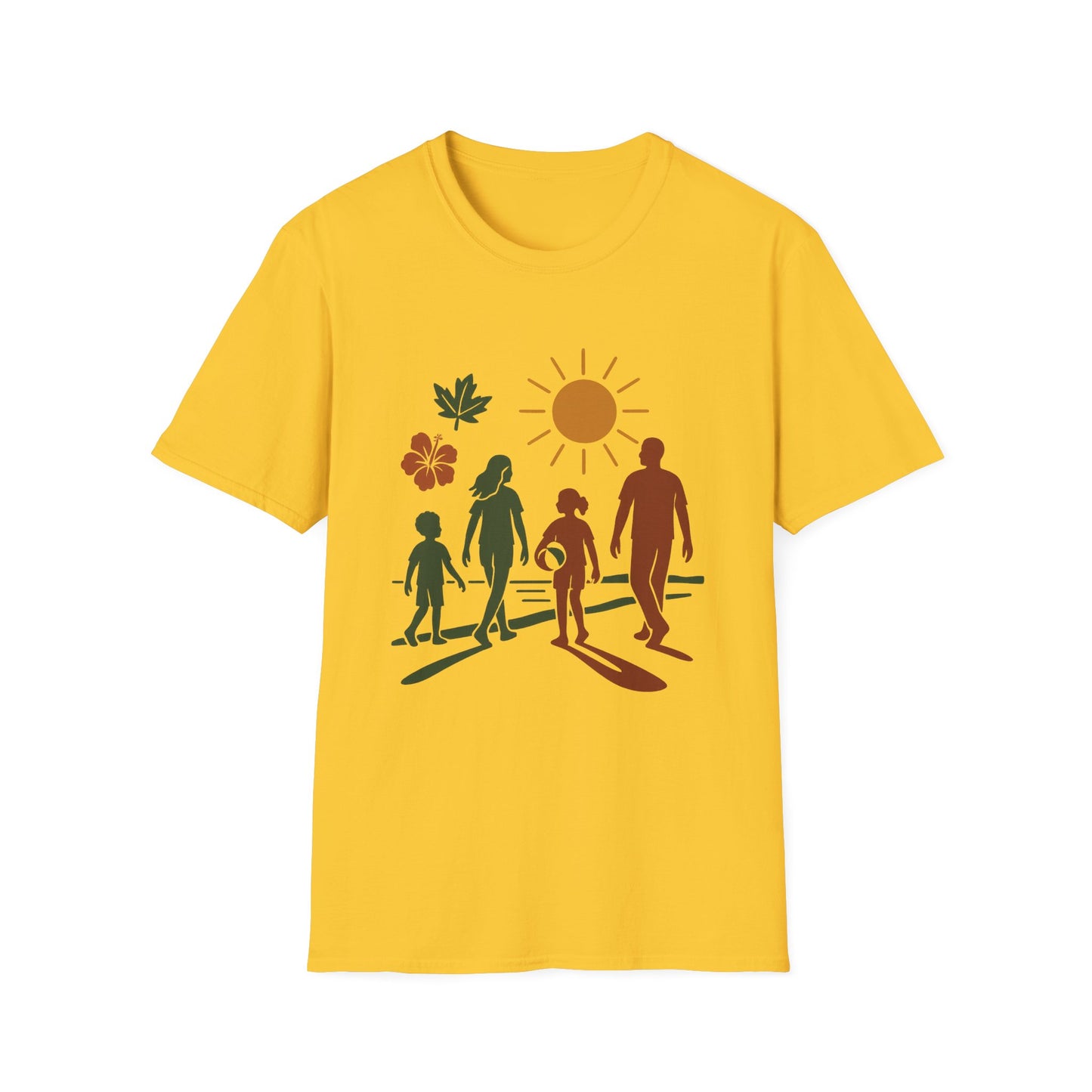Family Beach Day Unisex T-Shirt, Summer Tee, Vacation Shirt, Outdoor Fun Top, Gift for Dad, Mom, Kids
