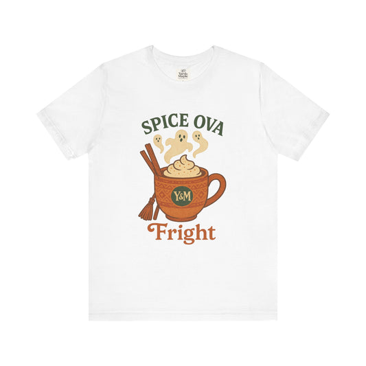 Spice Ova Fright Unisex Short Sleeve Tee | Cozy Halloween T-Shirt, Fall Celebration, Pumpkin Spice Vibes, Gift for Pumpkin Lovers, Fun [...]