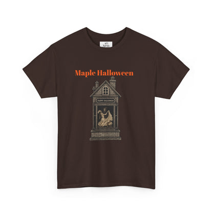 Halloween Graphic Tee, Spooky Season Shirt, Maple Halloween T-Shirt, Unisex Cotton Tee, Fall Fashion Top, Holiday Gift