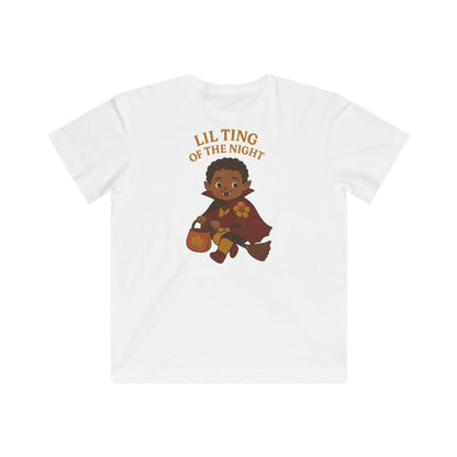 Kids Halloween Tee, Lil Ting of the Night Shirt, Spooky Costume, Autumn Apparel, Trick or Treat Shirt, Fun Kids Clothing