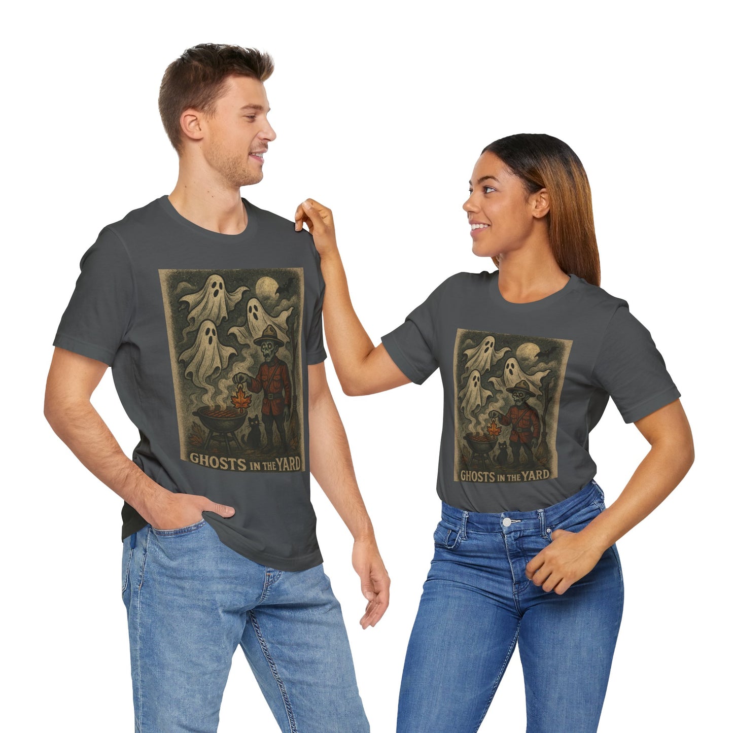 Ghosts in the Yard Tee, Unisex Short Sleeve Tee, Spooky Halloween Shirt, Ghost Graphic T-Shirt, Fun Casual Wear, Unique Gift Idea, [...]