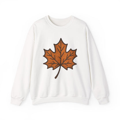 Autumn Leaf Sweatshirt | Unisex Cozy Crewneck | Fall Fashion, Thanksgiving Gift, Seasonal Style, Layering Essential