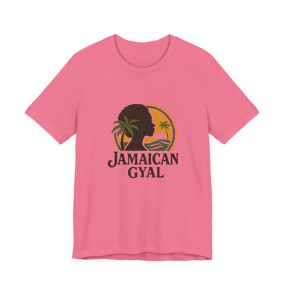 Jamaican Gyal Tee, Caribbean Vibe T-Shirt, Unisex Summer Shirt, Gift for Her, Tropical Style Apparel