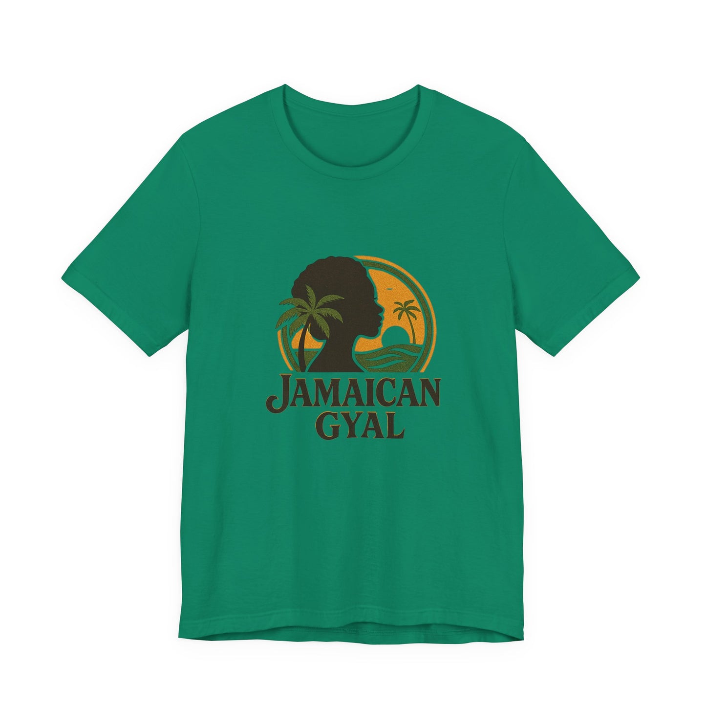 Jamaican Gyal Tee, Caribbean Vibe T-Shirt, Unisex Summer Shirt, Gift for Her, Tropical Style Apparel