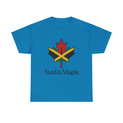 Yard & Maple Unisex Heavy Cotton Tee | Jamaican Pride, Canada Love, Streetwear, Gift for Him/Her, Summer Vibes