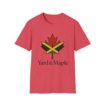 Yard & Maple Unisex Softstyle T-Shirt, Casual Summer Tee, Jamaican Theme Shirt, Cool Graphic Top, Gift for Nature Lovers