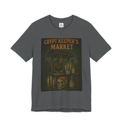 Crypt Keeper's Market Tee, Unisex Halloween Shirt, Spooky Graphic T-Shirt, Perfect for Horror Fans, Alternative Summer Clothing, [...]