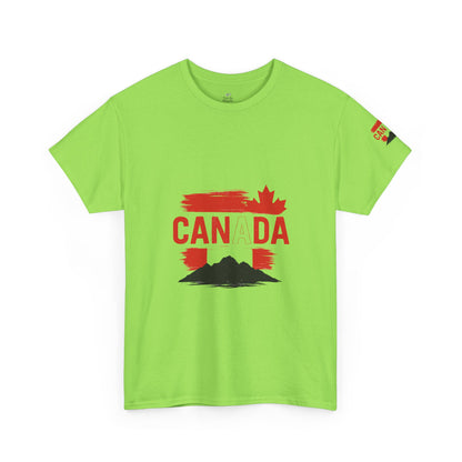 Canada Graphic Tee, Unisex Cotton Shirt, Canada Pride Apparel, Travel Souvenir Gift, Canadian Heritage Clothing