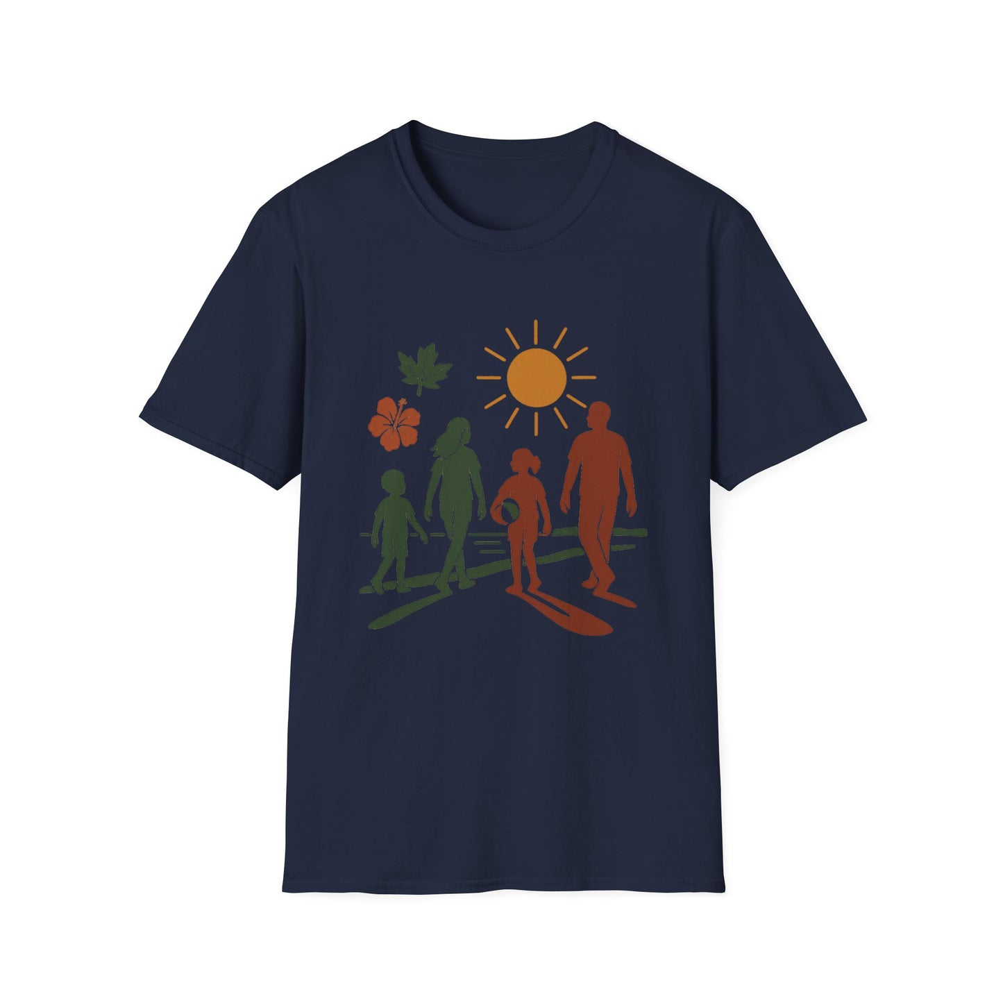 Family Beach Day Unisex T-Shirt, Summer Tee, Vacation Shirt, Outdoor Fun Top, Gift for Dad, Mom, Kids