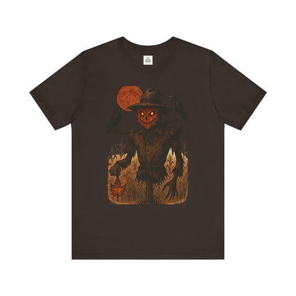 Spooky Scarecrow Graphic Tee | Unisex Halloween Shirt, Fall Fashion, Halloween Costume Tee, Scary Tee, Gift for Horror Lovers