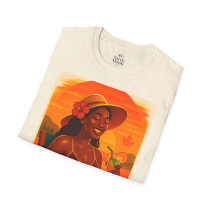 Tropical Vibes T-Shirt, Summer Graphic Tee, Vacation Outfit, Beachwear, Casual Wear, Gift for Her