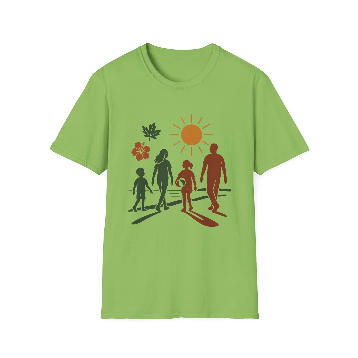 Family Beach Day Unisex T-Shirt, Summer Tee, Vacation Shirt, Outdoor Fun Top, Gift for Dad, Mom, Kids