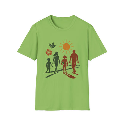 Family Beach Day Unisex T-Shirt, Summer Tee, Vacation Shirt, Outdoor Fun Top, Gift for Dad, Mom, Kids