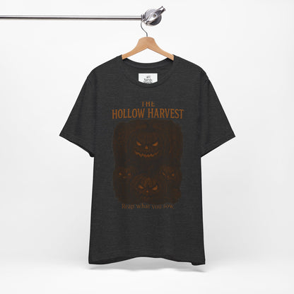 Halloween Themed Unisex Jersey Tee, Spooky Pumpkin Shirt, Fall Fashion Tee, Harvest Festival Shirt, Halloween Gift Idea