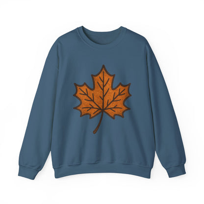 Autumn Leaf Sweatshirt | Unisex Cozy Crewneck | Fall Fashion, Thanksgiving Gift, Seasonal Style, Layering Essential