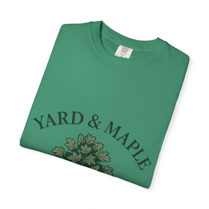 Yard & Maple Garment-Dyed T-Shirt for Nature Lovers, Comfortable Unisex Tee, Perfect for Casual Outings, Gifts for Tree Enthusiasts, [...]