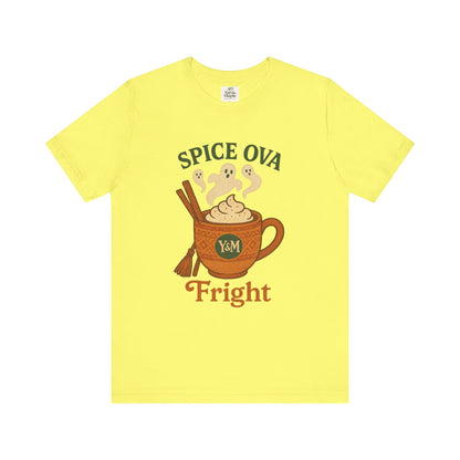 Spice Ova Fright Unisex Short Sleeve Tee | Cozy Halloween T-Shirt, Fall Celebration, Pumpkin Spice Vibes, Gift for Pumpkin Lovers, Fun [...]