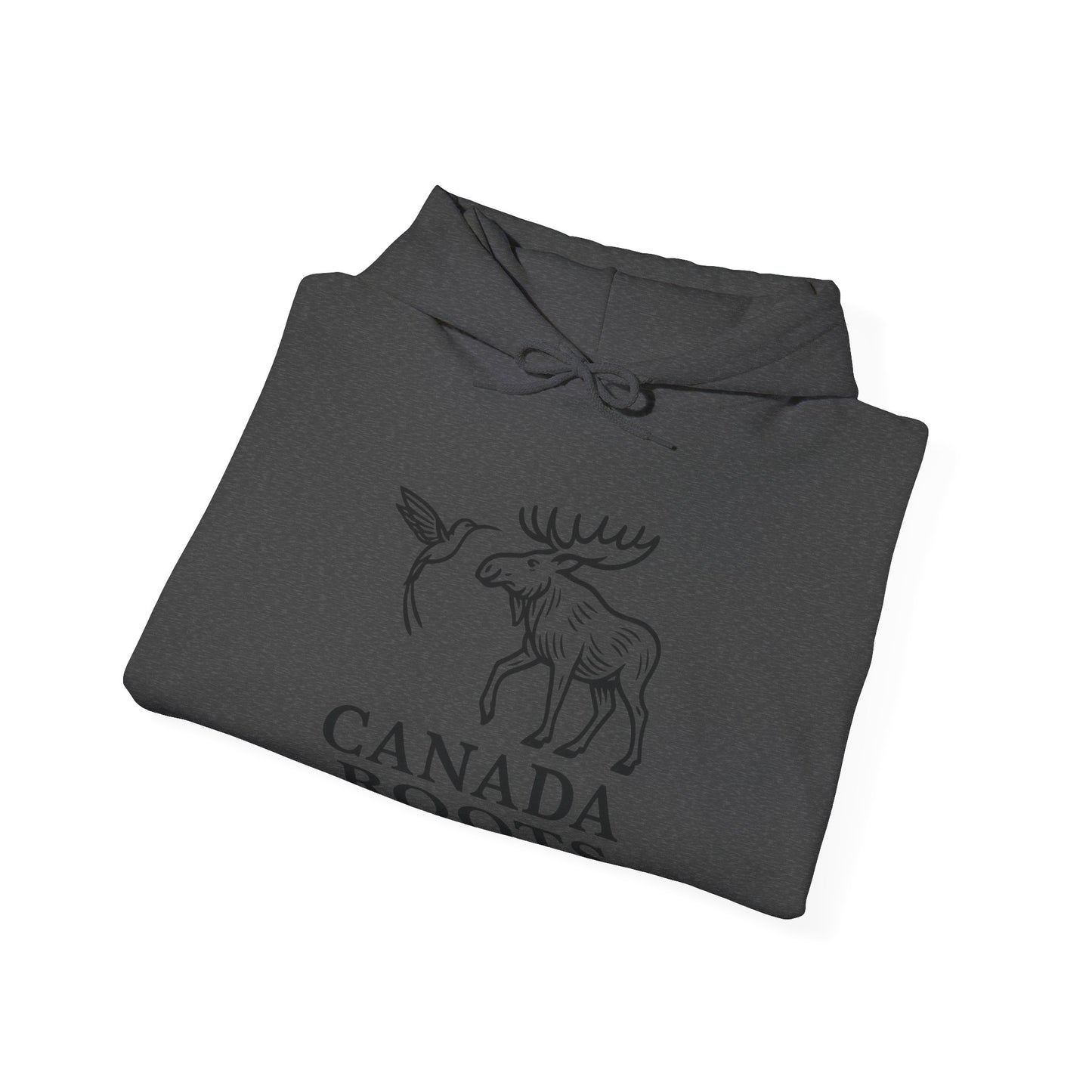 Canada Roots Hoodie — Moose & Hummingbird Graphic Pullover