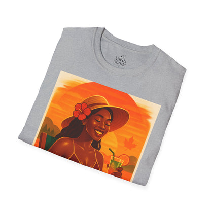 Tropical Vibes T-Shirt, Summer Graphic Tee, Vacation Outfit, Beachwear, Casual Wear, Gift for Her