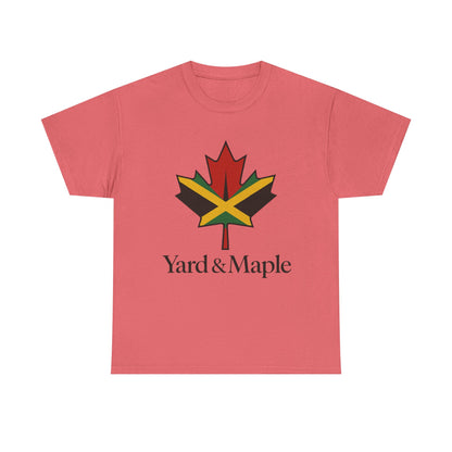 Yard & Maple Unisex Heavy Cotton Tee | Jamaican Pride, Canada Love, Streetwear, Gift for Him/Her, Summer Vibes