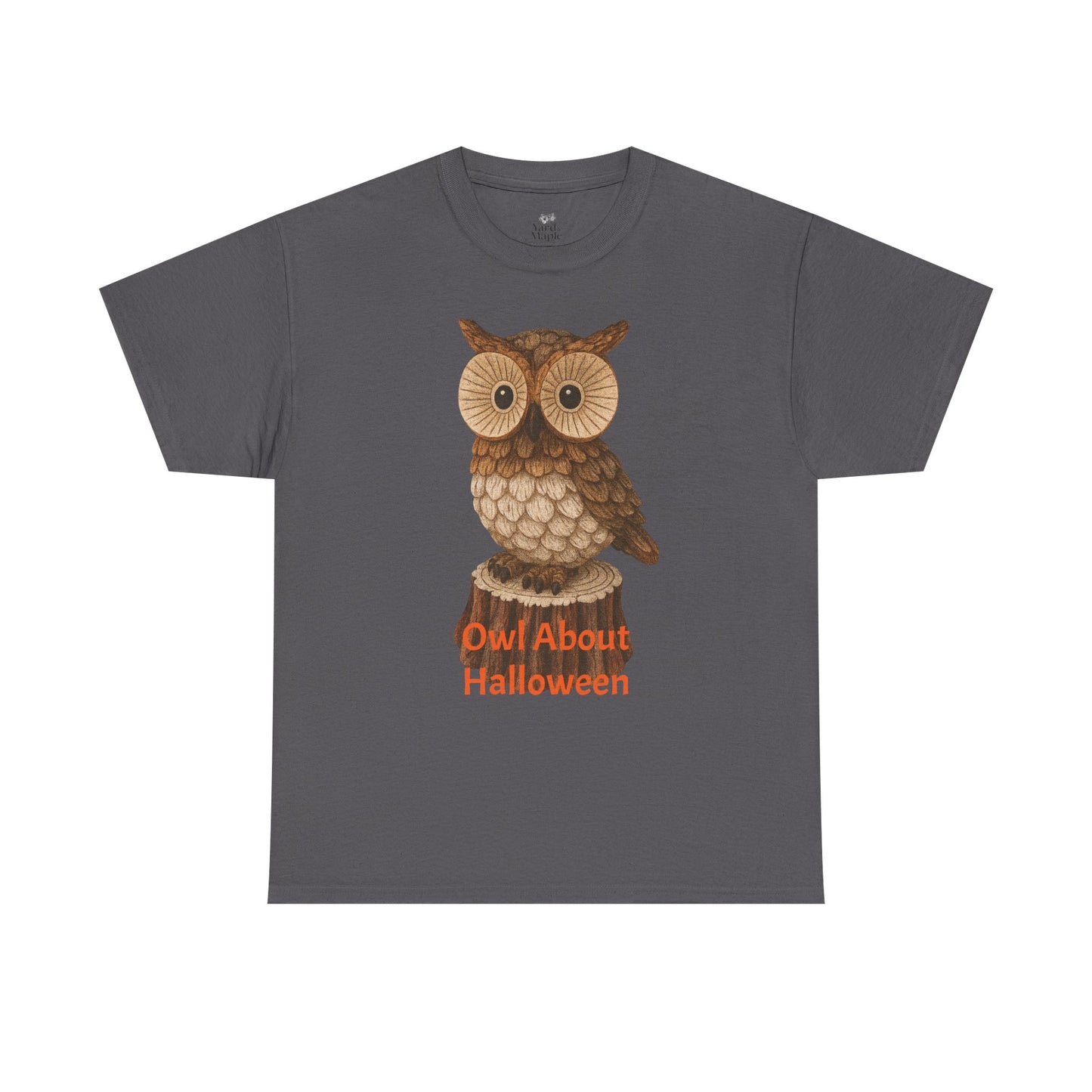Halloween Owl Tee, Perfect for Fall Celebrations, Unisex Cotton Shirt, Cute Gift for Owl Lovers, Halloween Party Apparel, Fun Autumn Wear