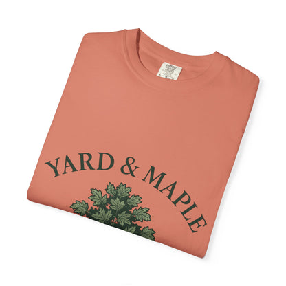 Yard & Maple Garment-Dyed T-Shirt for Nature Lovers, Comfortable Unisex Tee, Perfect for Casual Outings, Gifts for Tree Enthusiasts, [...]