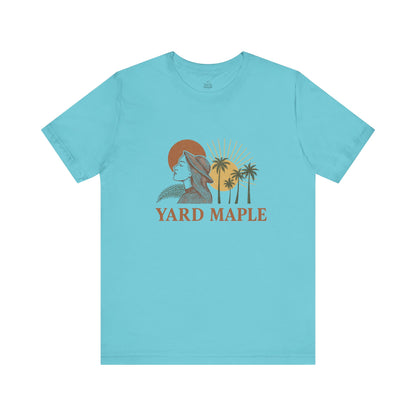 Yard Maple Graphic Tee, Casual Summer Shirt, Nature Lover Gift, Eco-Friendly Apparel, Beach Vibes Tee, Unique Unisex Apparel