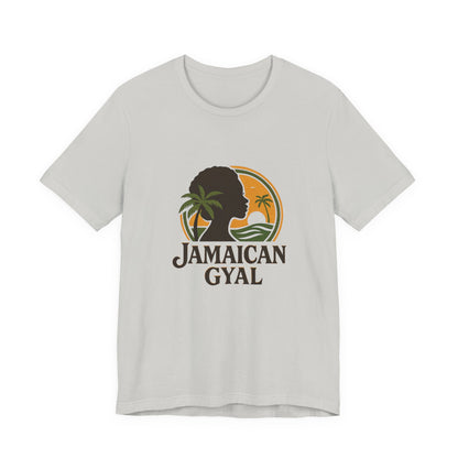 Jamaican Gyal Tee, Caribbean Vibe T-Shirt, Unisex Summer Shirt, Gift for Her, Tropical Style Apparel