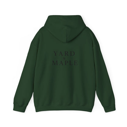 Maple & Hibiscus Hoodie — Yard & Maple Logo Cozy Pullover